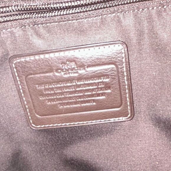 Coach large messenger bag. Chocolate leather. Like new. No call outs. - Picture 13 of 13